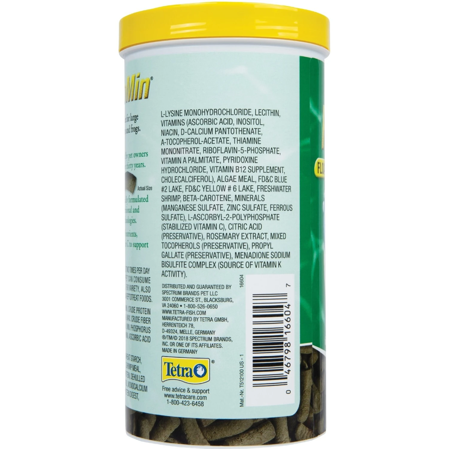 Tetra ReptoMin Jumbo Floating Sticks Turtle & Amphibian Food - Image 2