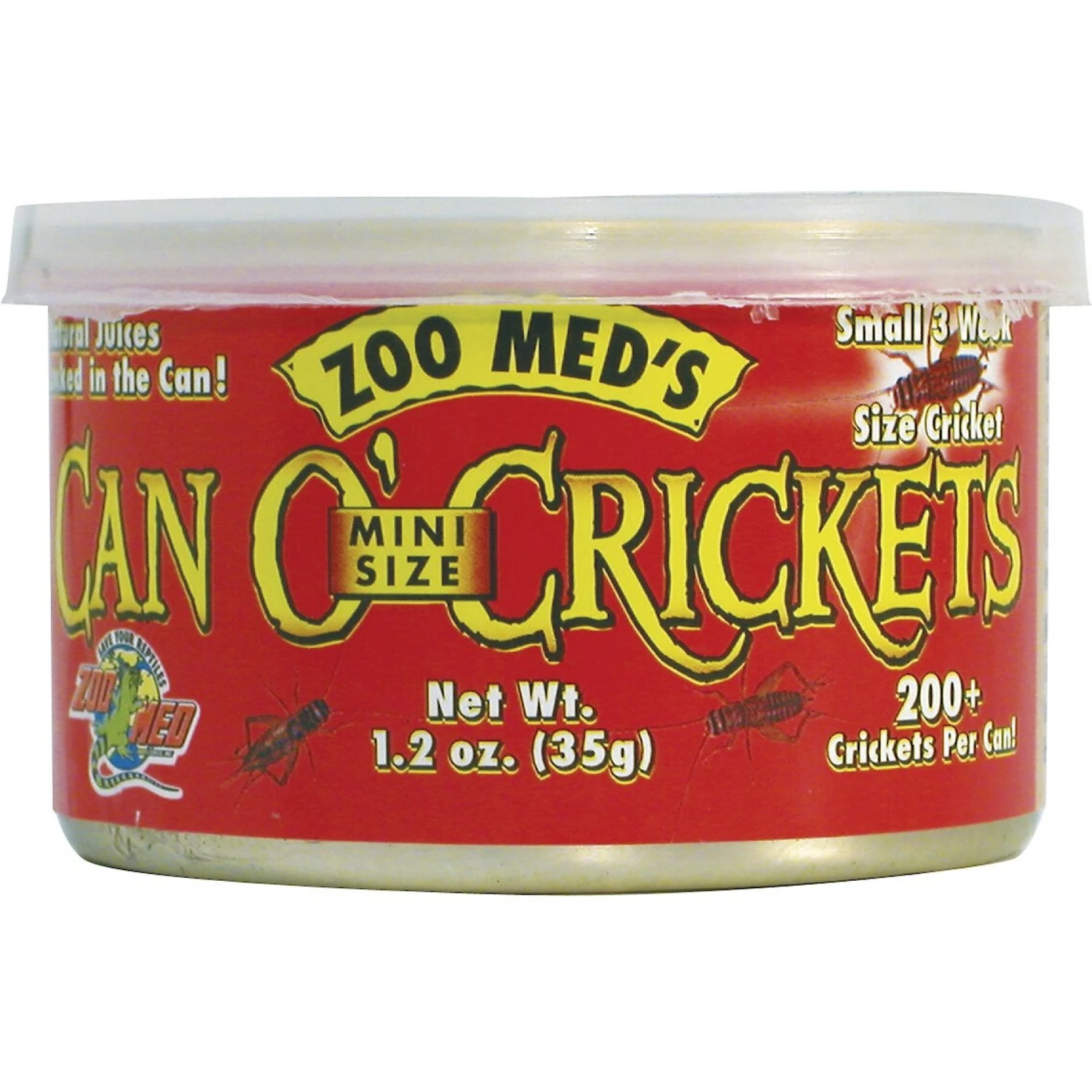 Zoo Med Mini Can O' Crickets Reptile & Bird Food