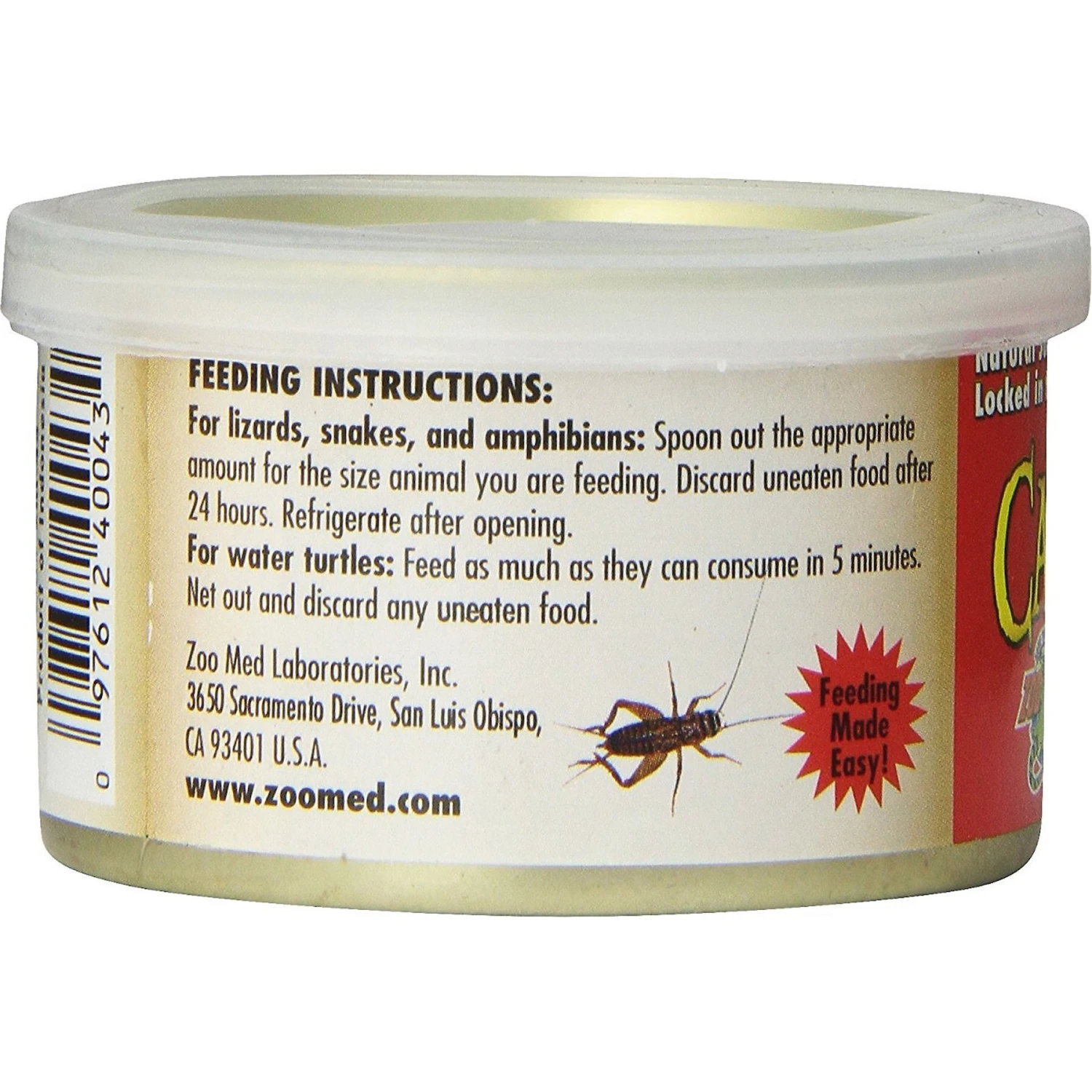 Zoo Med Mini Can O' Crickets Reptile & Bird Food - Image 2