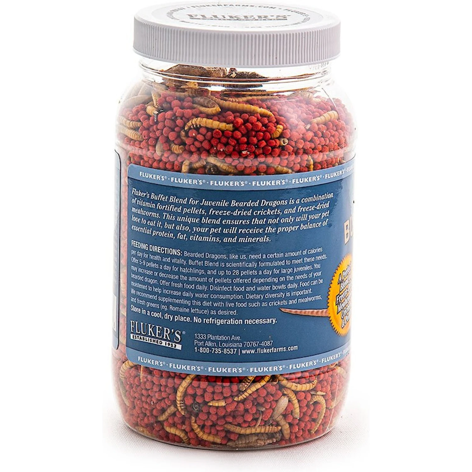 Fluker's Buffet Blend Juvenile Bearded Dragon Food - Image 3