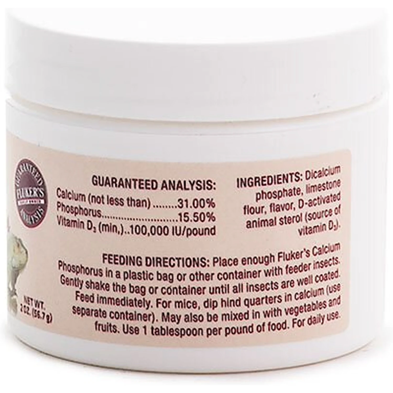 Fluker's Calcium:Phosphorus 2:1 Reptile Supplement - Image 2