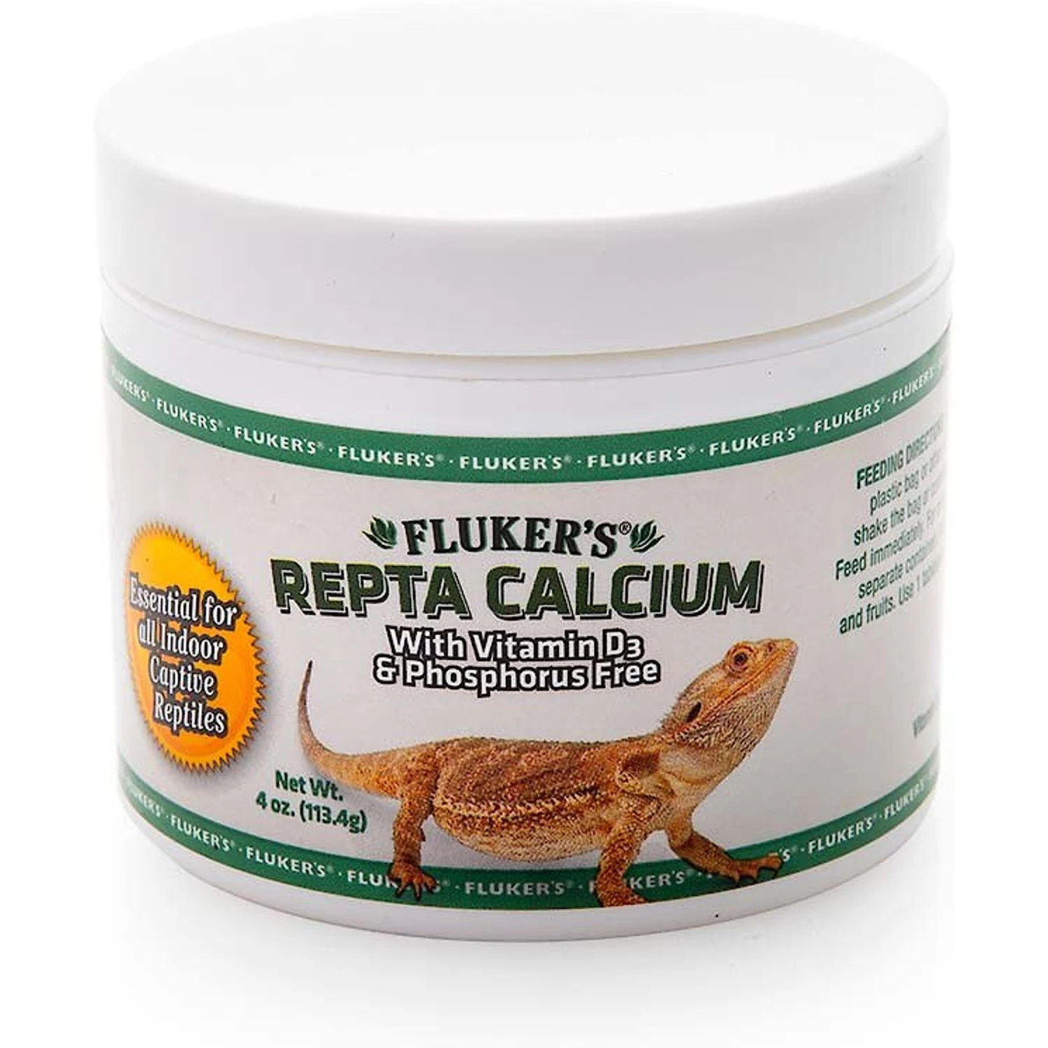 Fluker's Calcium With Vitamin D3 Indoor Reptile Supplement