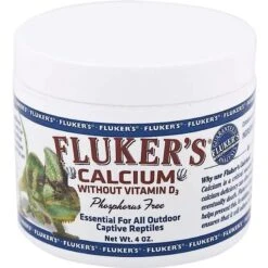 Fluker's Calcium Without Vitamin D3 Outdoor Reptile Supplement