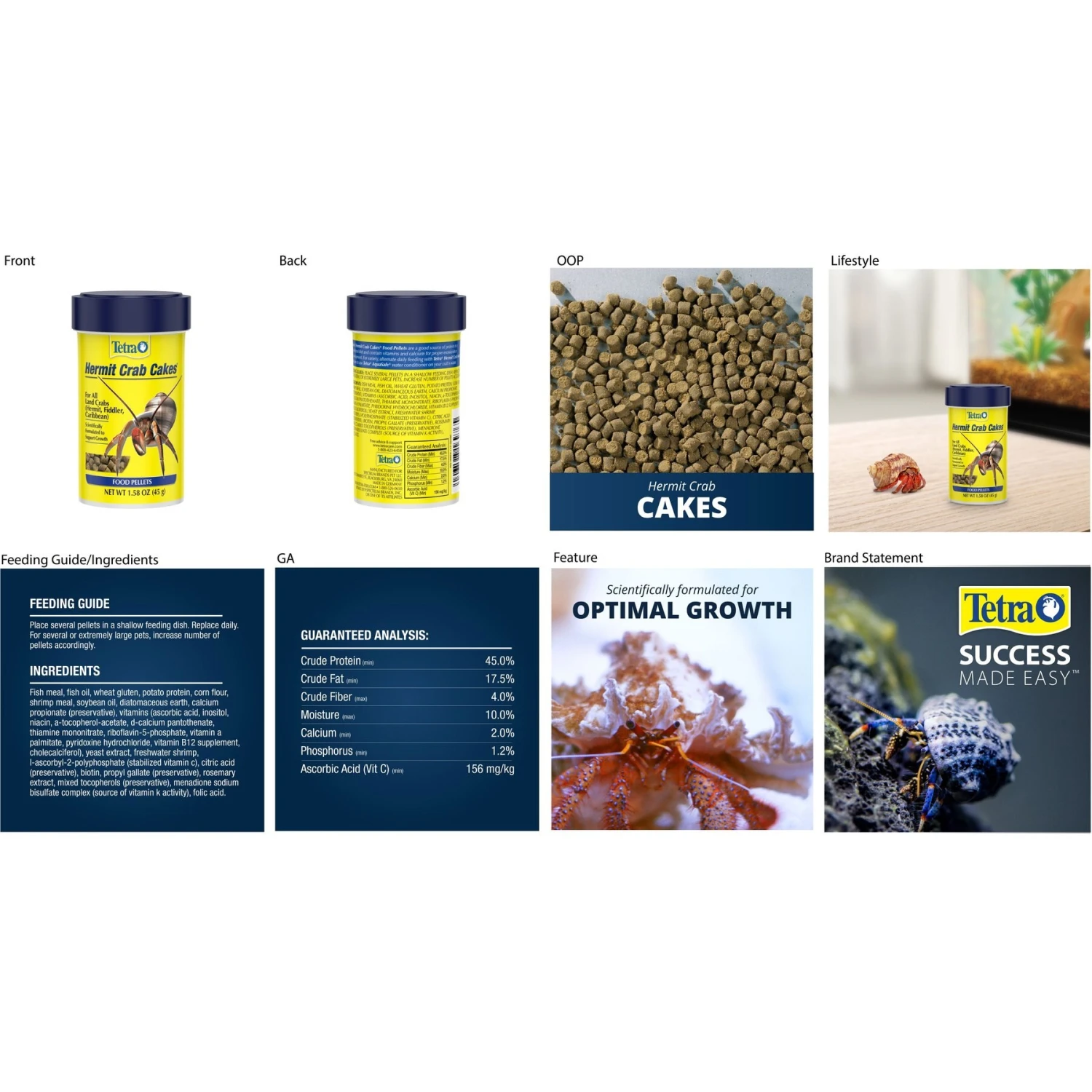 Tetrafauna Hermit Crab Cakes Pellet Land Crab Food - Image 9